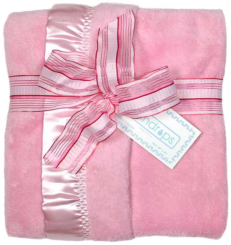 R1160 Pink Flurr Receiving Blanket