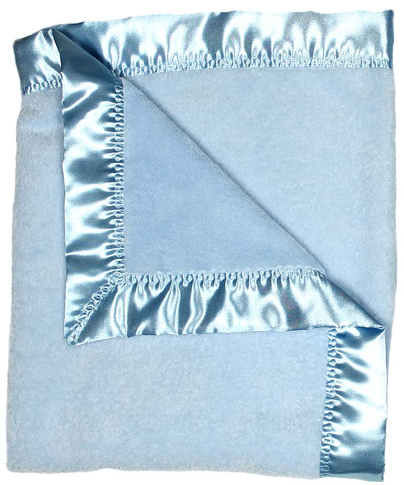 R1162 Blue Flurr Receiving Blanket