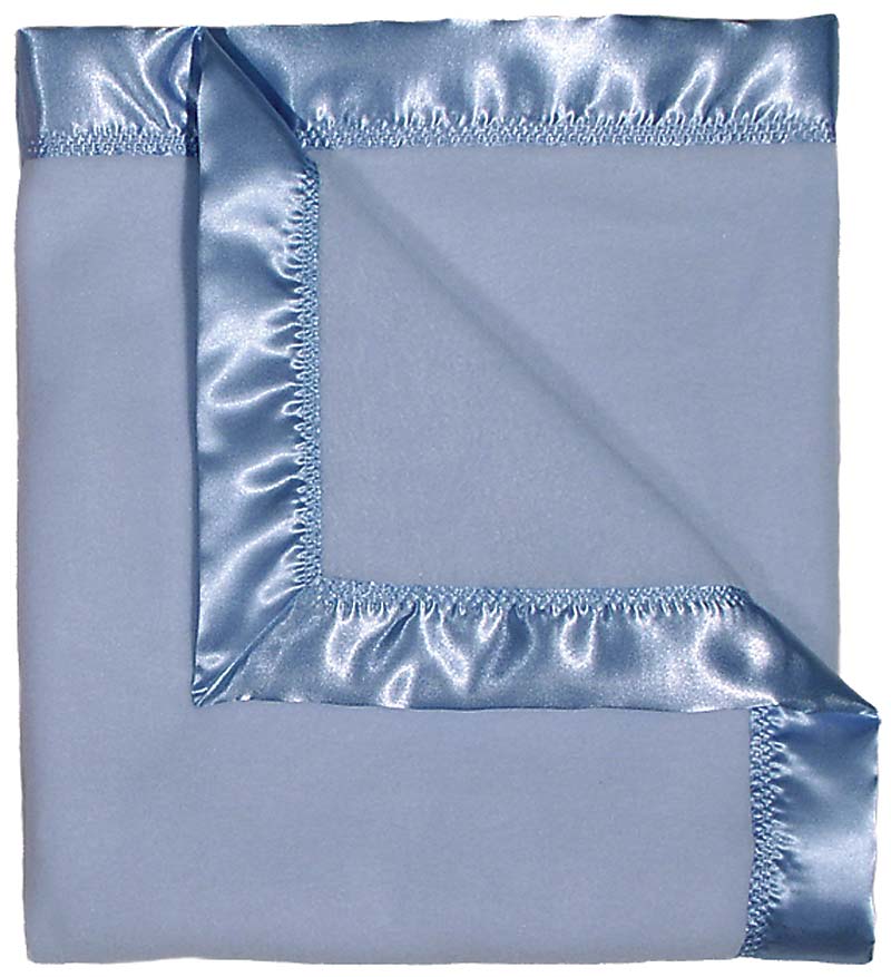 R1802 Blue Fleece Receiving Blanket