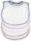 #57553 Blank Feeding Ric Rac and Lace Bibs