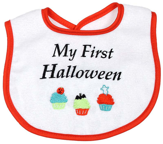 #6131X "My First Halloween" Embroidered Bib