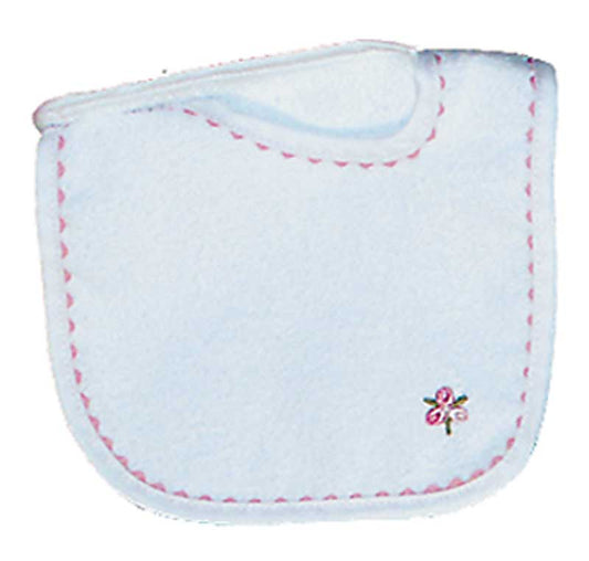 R6220WP Appliqued White/Pink Bib