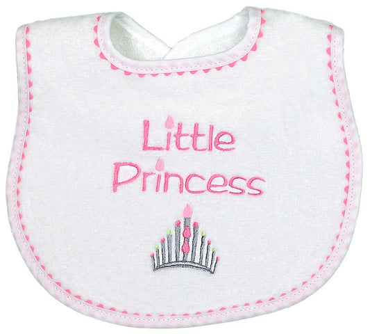 #6395 "Little Princess, Prince Charming" Embroidered Bibs