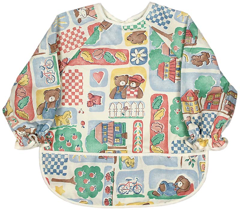 #7794 Infant Long Sleeve Print Bib