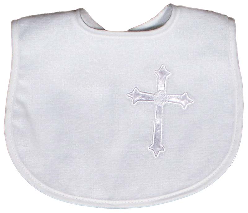 #A17735 Appliqued Cross Bib